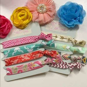 8 Piece hair elastic set
